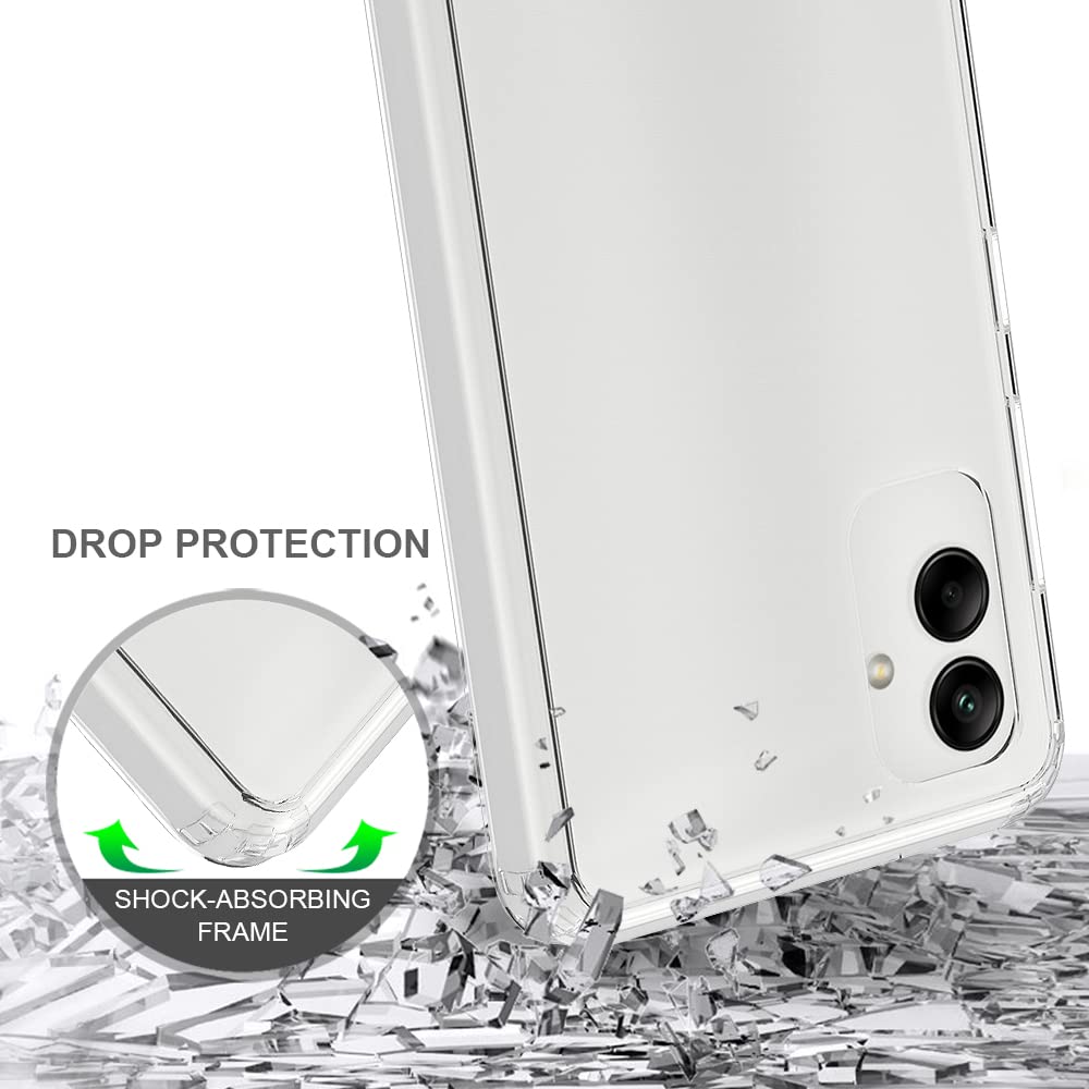 Amazon.com: Sucnakp for Samsung A04 Case Galaxy A04 Case with 2